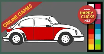 Online Coloring games for Toddlers and Preschoolers. Painting Cars. Free and fun!