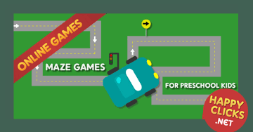 Free Maze games for kids and toddlers to play: Car Maze free game