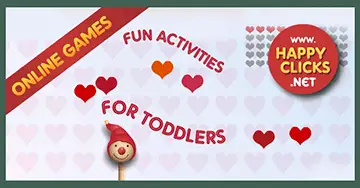 Preschool Games: Collecting hearts!