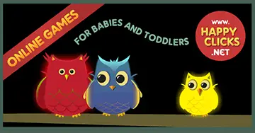 Free Games for Toddlers and Babies to play using keyboard or touch screen version for Android - iPad: The Peepers Owlies