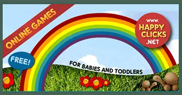 Games for Babies and Toddlers to play online: Making the rainbow